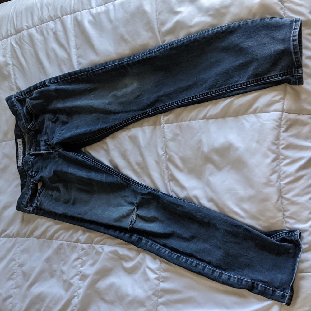 Express dark skinny fit jeans 33W x 34L